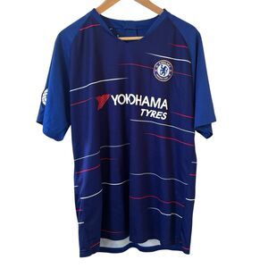 Chelsea Mens‎ Football Club Jersey Premier League Soccer XL Blue 18 Kique Futbol
